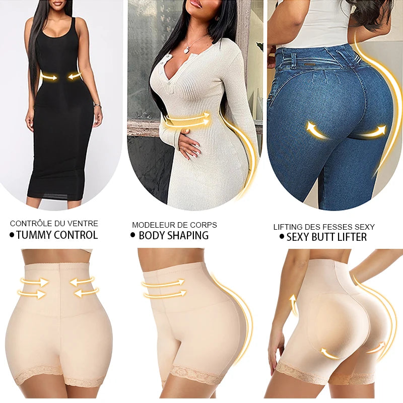 Calcinha modeladora de cintura alta feminina