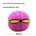 Bola Mágica com Led Transforma em Disco Voador e Bola